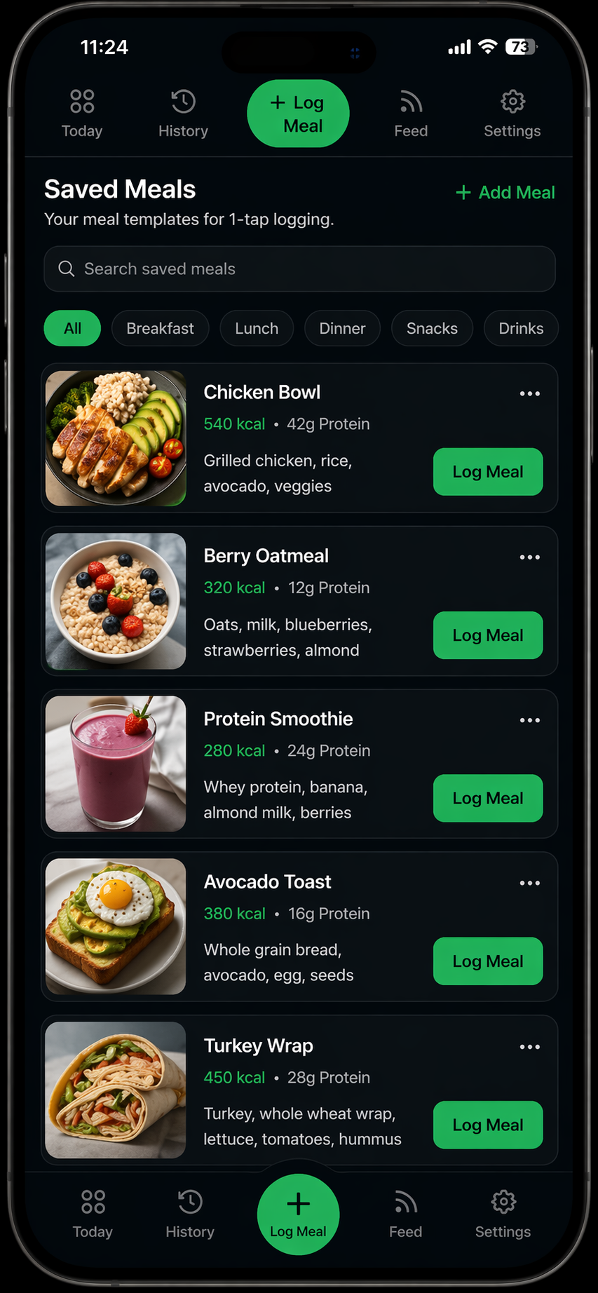 1-tap templates